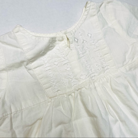 Old Navy Embroidered Ivory Top & Chambray Bloomers - Picture 7 of 7